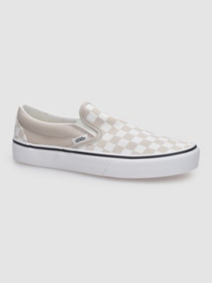 Vans slip ons sale blue and white